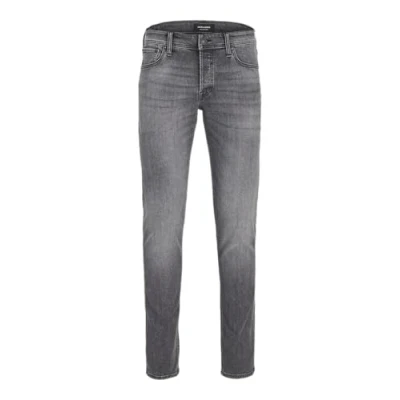 Image of JACK &amp; JONES Men&#039;s Jjiglenn Jjoriginal Sq 349 Noos Jeans, Black Denim, 34 W/36 L