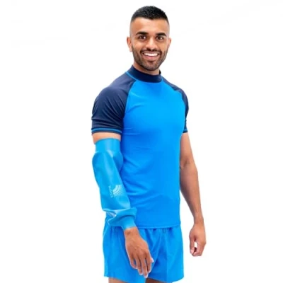 Image of Bloccs PICC Line Waterproof Cover. Midline Elbow Protector. Swim, Shower &amp; Bathe. Watertight Protection, Adult (Large)