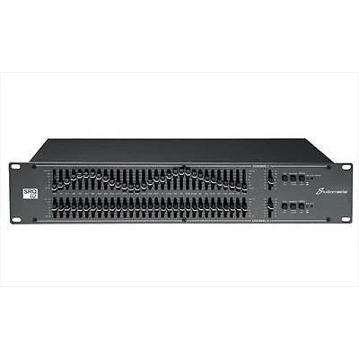 Image of Studiomaster SRQ62 2x31 BAND 2U GRAPHIC EQUALISER, Rack Mountable