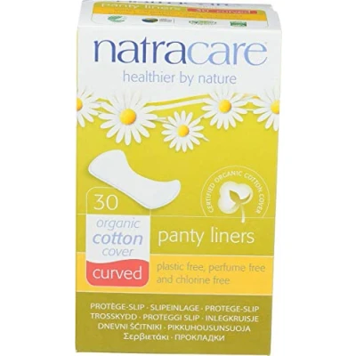 Image of Pack of 7 x Natracare Natural Curved Panty Liners 30