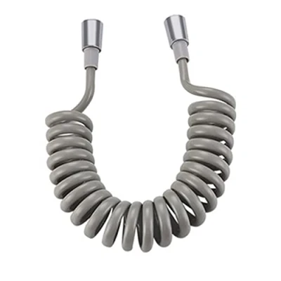 Image of Telescopic Hose,holilest Flexible Shower Hose Spring for Water Plumbing Toilet Bidet Sprayer Bathroom Accessories Grey