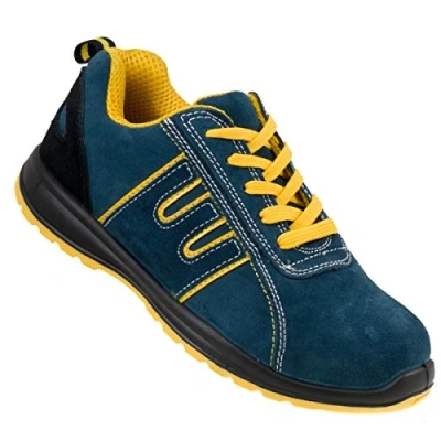 Image of Urgent Men&#039;s Safety Shoes Blue Blau/Gelb, Navy Yellow, 8 UK