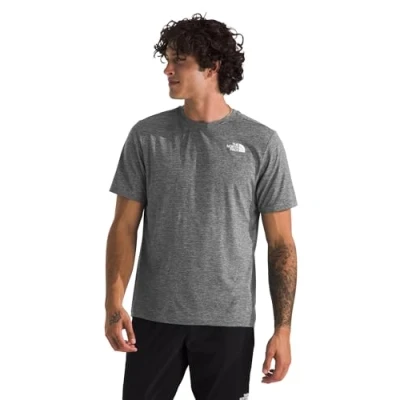 Image of The North Face TEE Sports Tshirt, Men&#039;s, Size: XL, Medium grey heather
