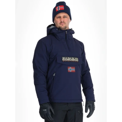 Image of Napapijri Rainforest Pocket Winter jacket, Men's, Size: XS, Blu marine