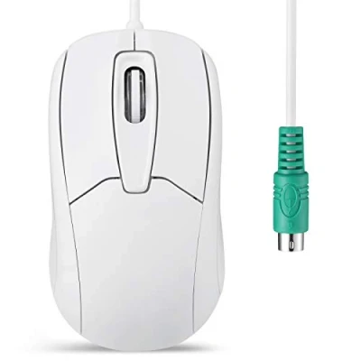 Image of perixx PERIMICE 209 P, Wired PS2 Optical Mouse with Scroll Wheel and 1000 DPI, White