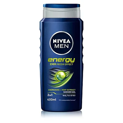 Image of Nivea Shower Gel For Men Energy 400 Ml