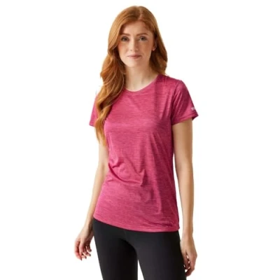Image of Regatta Womens Fingal T Shirt, Pink, 24 UK