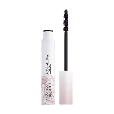 Image of Physicians Formula, Rosé All Day Mascara, Volume and Length Mascara with Highly Pigmented Infused Rose Water, Kakadu Plum, Goji Berry, a Lifting Blend, Vegan, Black