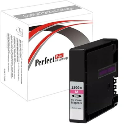 Image of Magenta PerfectPrint Compatible Ink Cartridges Replace PGI 2500XL for Canon MAXIFY Printers iB4050 MB5050 MB5350