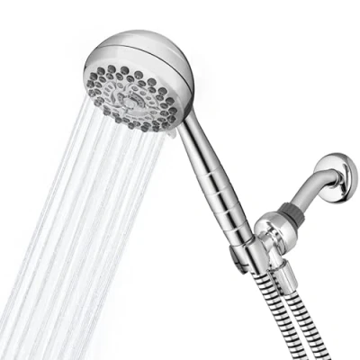 Image of Waterpik XRO 763E PowerPulse Massage Hand Held Shower Head, 1.8 GPM, Chrome