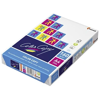 Image of Color Copy Copier Paper Premium Super Smooth 160gsm A4 White Ref CCW0350 [250 Sheets]