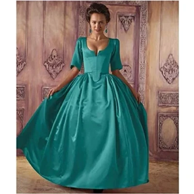 Image of Simplicity Pattern 8411 Women’s 18th Century Costume, Paper, White, 22.02 x 15.02 1.02 cm