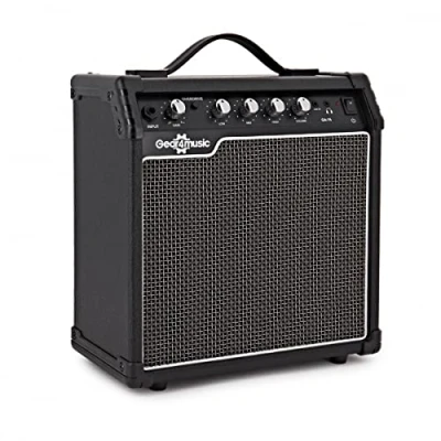 Image of Gear4music 15W Practice Amp for Electric Guitars with 3 band EQ