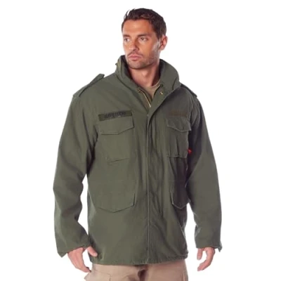 Image of Rothco Vintage M 65 Field Jacket, Olive Drab, Large