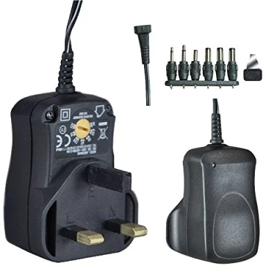Image of TheBigShip® Multi Voltage 600ma Regulated Switch Mode Power Supply UK Plug