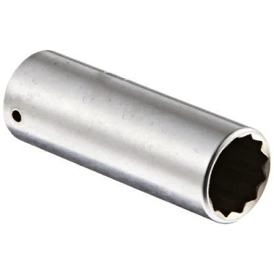 Image of Stahlwille STW40ADL12 1/4 Inch Drive 1/2 Extra Deep Bi Hexagon Socket Silver