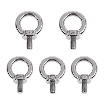 Image of VOANZO Lifting Ring Eye Bolt M10 Marine Weight Lift Stainless Steel Male Thread Screws Bolts 5pcs