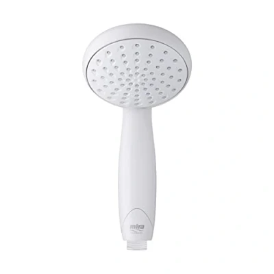 Image of Mira Showers Nectar Shower Head Handheld Single Spray 90 mm White 2.1703.001