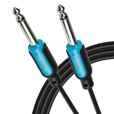 Image of ProSound 1/4&quot; 6.35mm 2 Pole Jack Plug to Cable, 3m