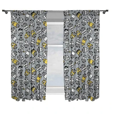 Image of UNIVERSAL DESPICABLE ME &quot;Jailbird Drop Curtain Set, Multi Colour, 72 Inch