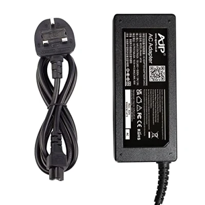 Image of AJP 19.5V 3.34A 65W AC ADAPTER REPLACEMENT FOR DELL LATITUDE 3470 LAPTOP POWER SUPPLY CHARGER WITH 1 YEAR WARRANTY