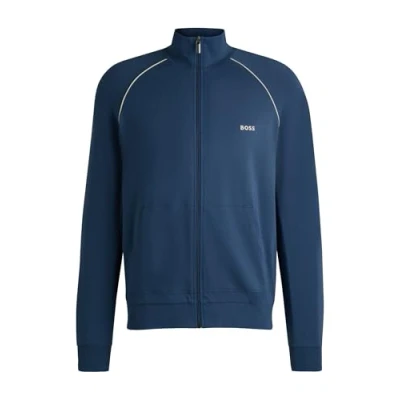 Image of BOSS Mens Mix&amp;Match jacket Z Stretch cotton regular fit with embroidered logo
