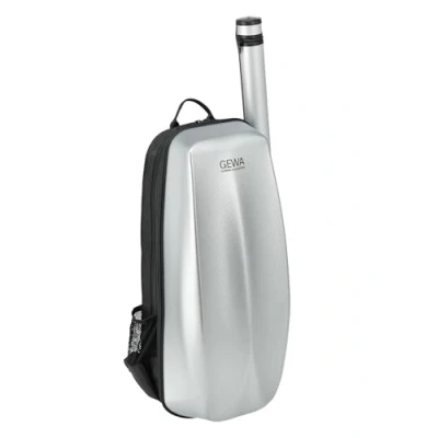Image of GEWA violin case backpack Space Back 4/4 3/4 silver