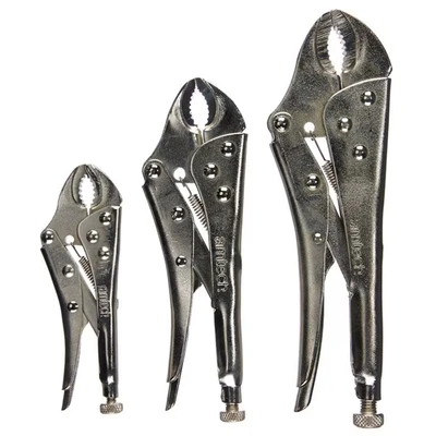 Image of Amtech C1670 3 Piece Locking Grip plier Set