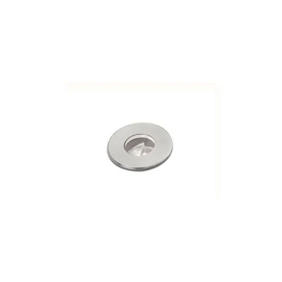 Image of Curtis LED Recessed Outdoor Ground Light Matt Nickel IP67