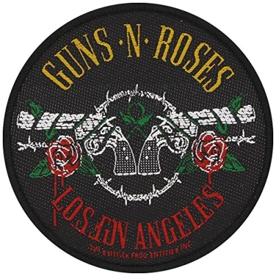 Image of Guns N&#039; Roses Los F&#039;N Angeles Black Patch 9x9cm
