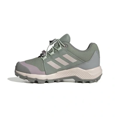 Image of Adidas Terrex GORE TEX Hiking Trainers for kids, Size: 11K, Silver green/linen green/preloved fig Textile