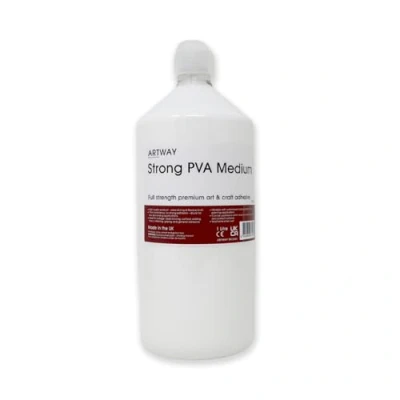Image of Artway Strong PVA Glue/Medium 1 Litre, White