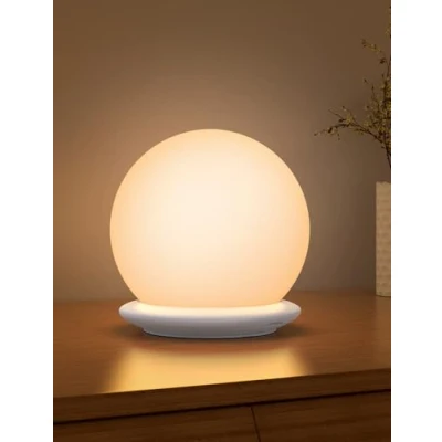 Image of Hirgom Night Light for Kids, Baby Touch Control LED Light, Warm 8 RGB Colors, USB Rechargeable Kids Nursery, Dimmable Lamp Bedroom, Newborn