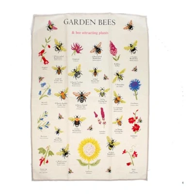 Image of Tea Towel Garden Bees