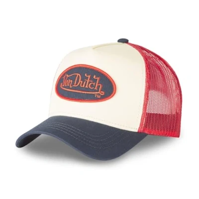 Image of Von Dutch Men&#039;s &amp; Women&#039;s Adjustable Cap, Original and Comfortable Trucker beige, One Size