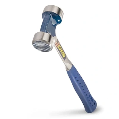Image of ESTWING Lineman&#039;s Hammer 40 oz Electrical Utility Tool with Smooth/Milled Face &amp; Shock Reduction Grip E3 40LM