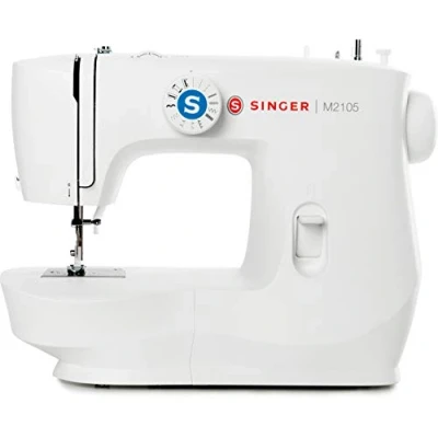 Image of Singer M2105 Sewing Machine, White, One Size