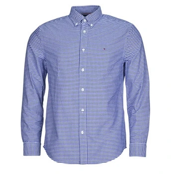 Image of Tommy Hilfiger Heritage Oxford Gingham Shirt Royal blue check, Men&#039;s, Size: Medium, check