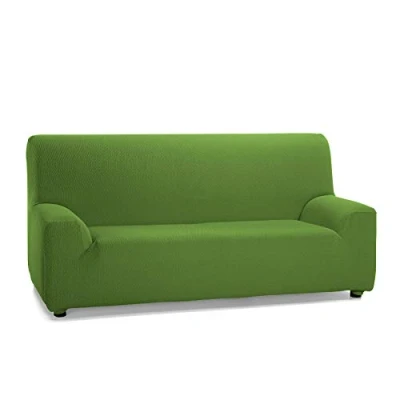 Image of Martina Home Elastic cover for 3 seater sofa, model TUNEZ, Color GREEN, Measure from 135 to 180cm