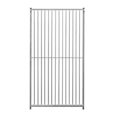Image of Dog Run Panels Galvanised Steel Kennel Heavy Duty Walk In Animal Enclosure Pen Fence Playpen Outdoor Support Bar 5cm Spacing 1.84m x 1m Modular FREE Ground Fixing Brackets &amp; Kit