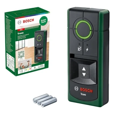 Image of Bosch Detector Truvo 2nd gen. (Easy one Button handling, Simple Detection of Live Cables &amp; Metal Wall Scanner up to 70mm, in Cardboard Box)