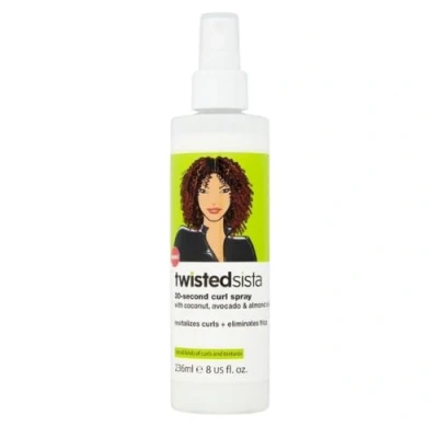 Image of Equitack Twisted Sista Curl Spray Deep Hydration Lightweight &amp; Non Greasy Revives Defines Avocado Almonds Oil Suitable for All curly Types Pack of 1
