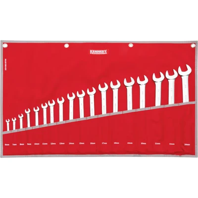 Image of Kennedy 6 24mm Professional Combination Spanner Set 18 Piece