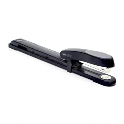 Image of Rapesco R79026NS Manta Ray Long Arm Stapler, 20 Sheet Capacity, Black