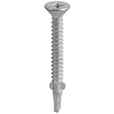 Image of TIMco LW38B BZP Wing Tip No.3 Self Drilling Screw 4.8 x 38 Zinc (Box of 200)