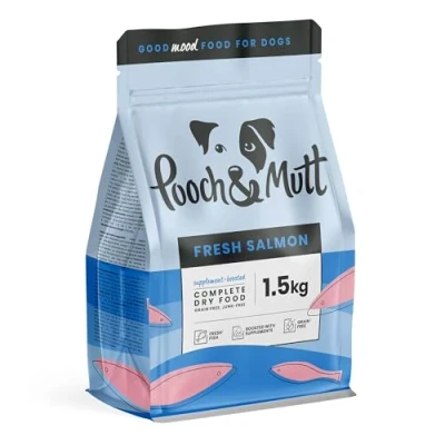 Image of Pooch &amp; Mutt Fresh Salmon, Complete Dry Dog Food (Grain Free), 1.5kg