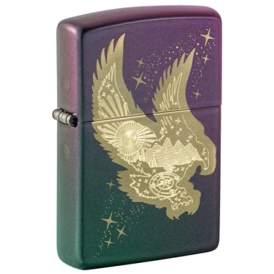 Image of Zippo Lighter, Metal, Iridescent, One Box