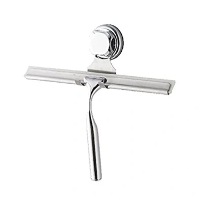 Image of Compactor Bestlock Bath Shower Squeegee Chrome, 25.4X5.5X23.5 cm Easy Installation, Rustproof and Waterproof