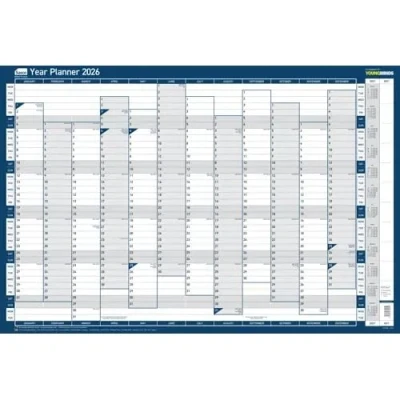 Image of Sasco Year Planner Vertical Unmounted 2026 2410266