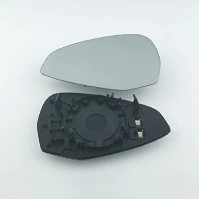 Image of Fits Audi A4, For 2016 to 2020 Heated Base Convex Wing Mirror LEFT HAND (UK Passenger Side)